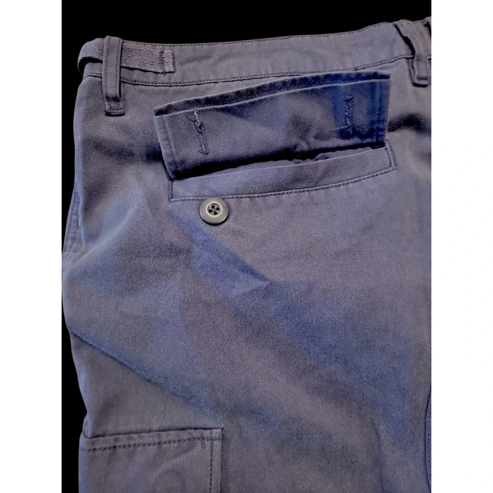 Empyre Relax Cargo Pants Size 36 Navy Missing Buttons